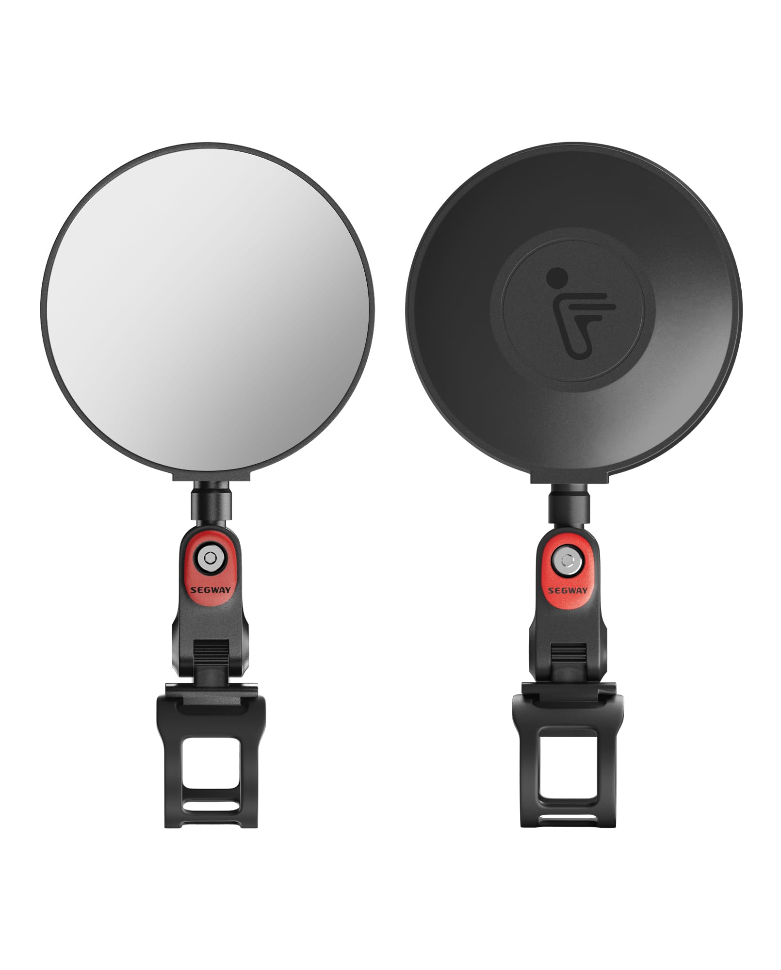 Photo 1 of Rear-view Mirror Compatible with Ninebot by Segway All KickScooter MAX G2 F3 E2 PRO ZT3 Pro GT3 (Except Air T15), Adjustable Wide Angle HD Vision Scooter Rearview Mirrors Original Accessories 1 Pair