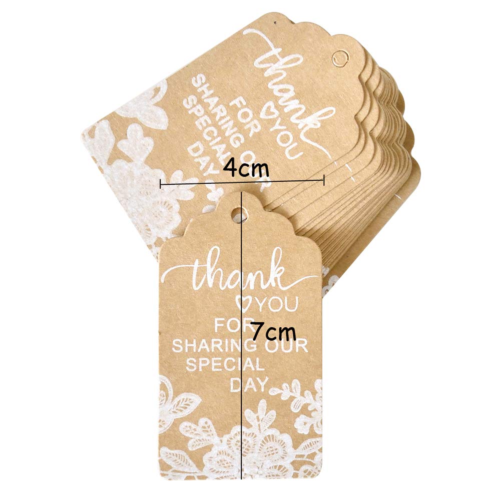 personalised kraft tags