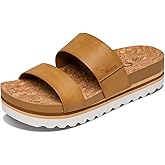 Athlefit Women's Sandals,Soft Cushion Footbed Platform Slides with Arch Support, and 2 Straps for Women