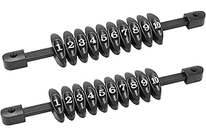 HAOX Foosball Score Keepers, 10 Numbers Plastic 2pcs Foosball Score Counter Lightweight Portable for Standard Foosball Tables