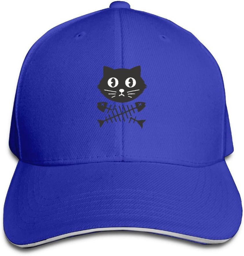 CustomHK Kill All The Fish Best Sunscreen Sandwich Peaked Cap, Baseball Caps