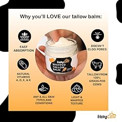 Beef Tallow For Skin - Whipped Tallow Balm with