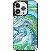 CASETiFY Mirror Case for iPhone 13 Pro [Reflective / 5ft Drop Protection/Compatible with Magsafe] - NO Monday Blues - Silver on Black