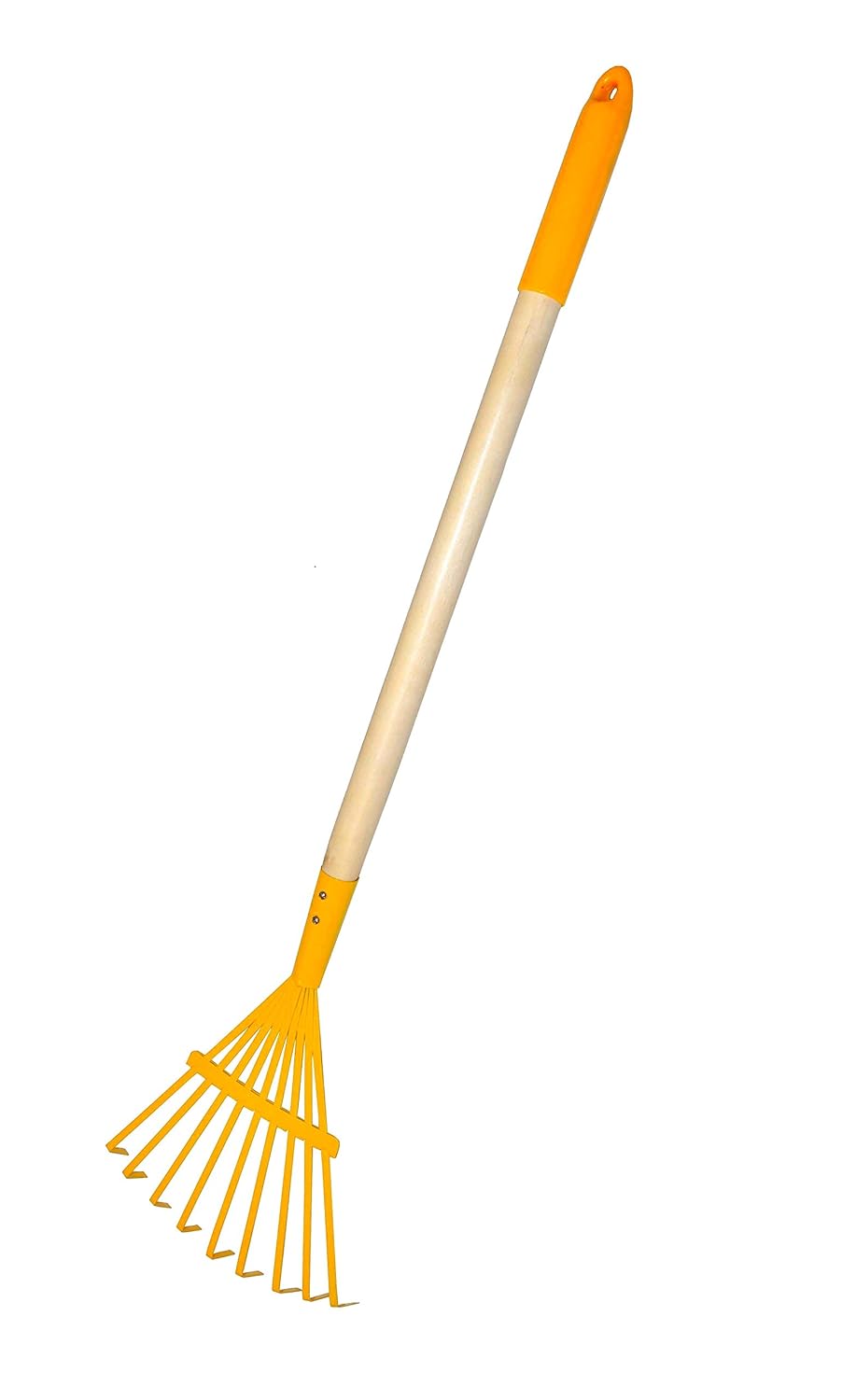 Kids Garden Tools Set Rake Spade Hoe and Leaf Rake Wooden Handle Metal