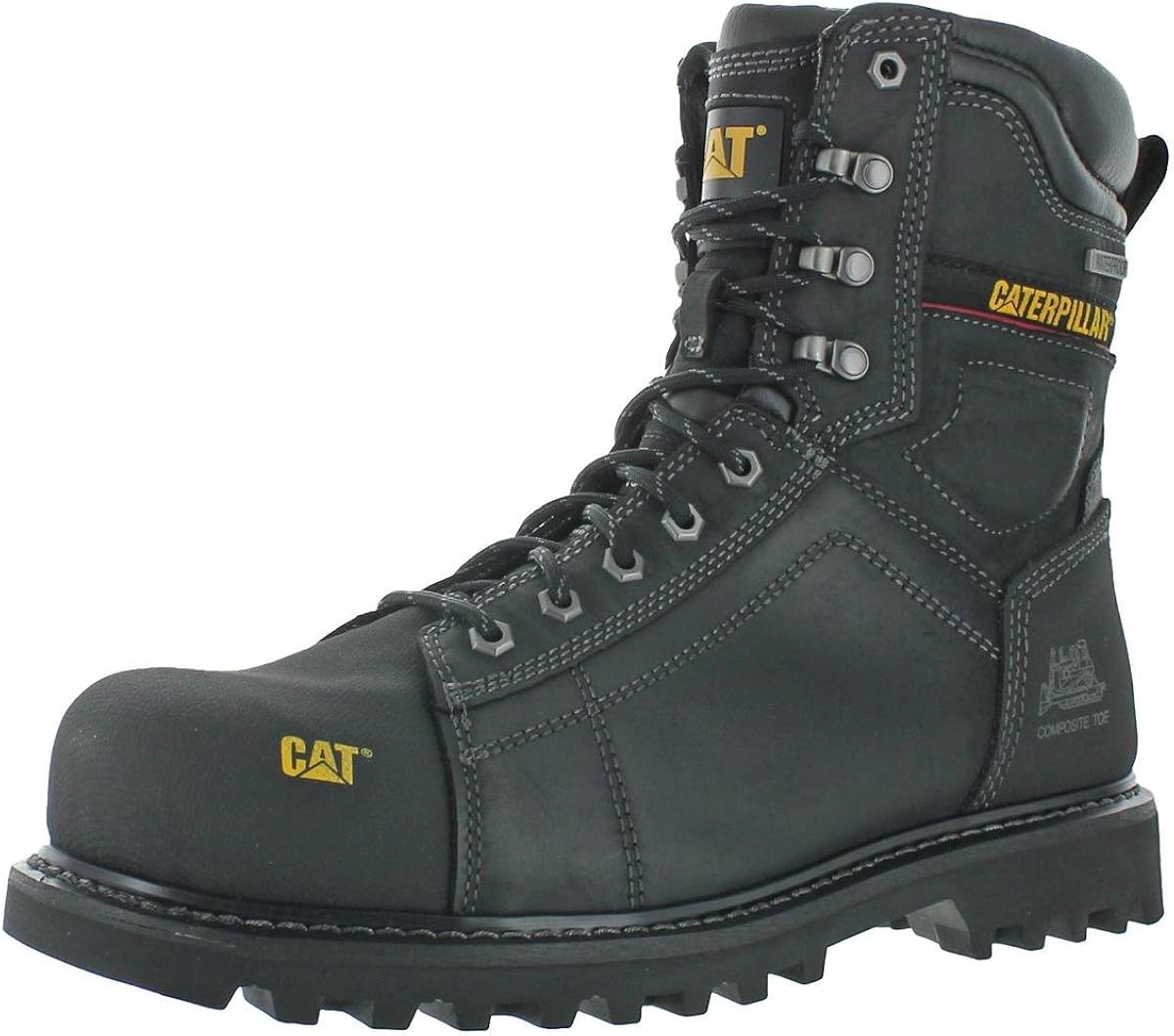 Caterpillar Men's Control 8" Waterproof TX Comp Toe Industrial and Construction