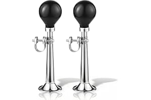 Matomtak Bike Horns for Adults, Classic Horn Metal Squeeze Clown Horn, Loud Sounds, Fits All Bicycle Handle Bar