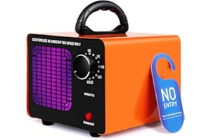 MALEB Ozone Generator 120,000mg/h, Ozone Machine Odor Removal Ozone Odor Eliminator Ozonator Air Ionizer Deodorizer for Home/Car/Smoke/Pet Odor