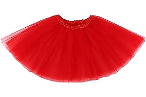 XINXIYAN Tutu Skirts for Women 4 or 5 Layers Girls Halloween Costume Adult Party Favor Dance Tulle Skirts