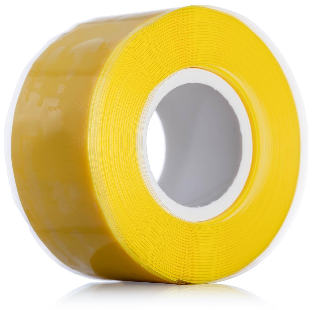 YoiYee Yellow Self-Amalgamating Tape - Waterproof Self-fusing Silicone Rubber for Plumbing, Leak Stop, Pipe Sealing, Hose Repair, and Electrical Insulation - 3m x 25mm