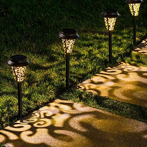 LeiDrail 6 Pack Solar Pathway Lights 