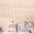 Minetom USB Fairy String Lights with Remote and Power Adapter, 66 Feet 200 Led Firefly Lights for Bedroom Wall Ceiling Christ