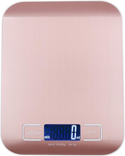 YSFFHDH Küchenwaage, 10 kg, 1 g, elektronische Waage, Küchenwaage