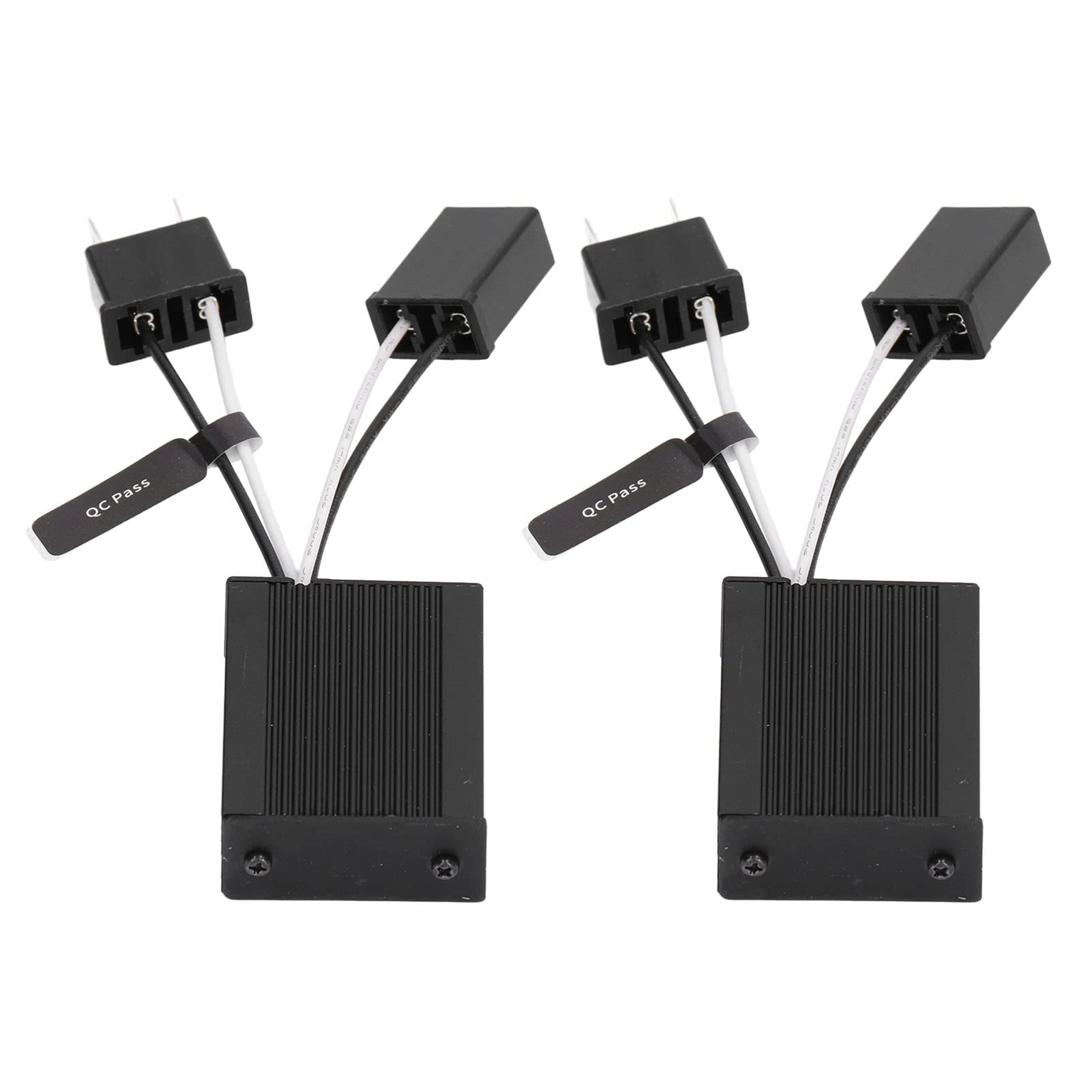 LED Canbus Decoder, 2-Piece H7 Error Eliminator Kit, 35W Plug and Play Adapter for LED Headlights, Universal Vehicle Compatibility with 39,000 Hours Lifespan