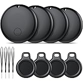 Android Air Tracker 4 Pack, Bluetooth Tracker Tags, Work with Google Find My Device App (Android Only), Smart Tags for Luggage, Wallet, Vehicles, Keys (Not for iOS)