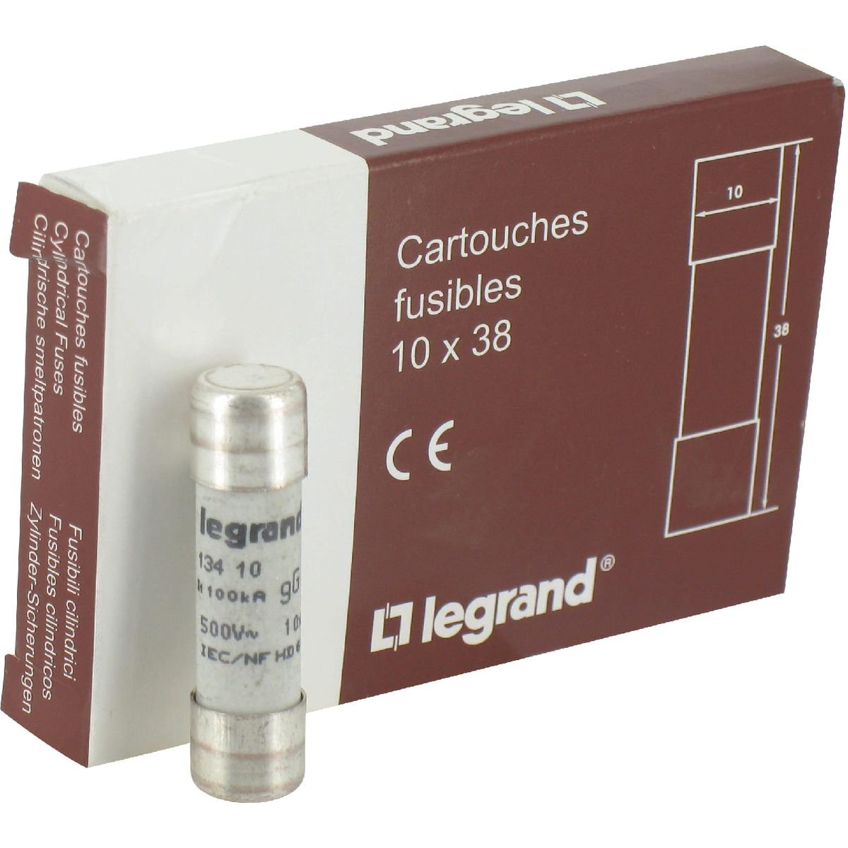 Legrand 013410 Fuse 10 x 38 mm M 10A Type GG