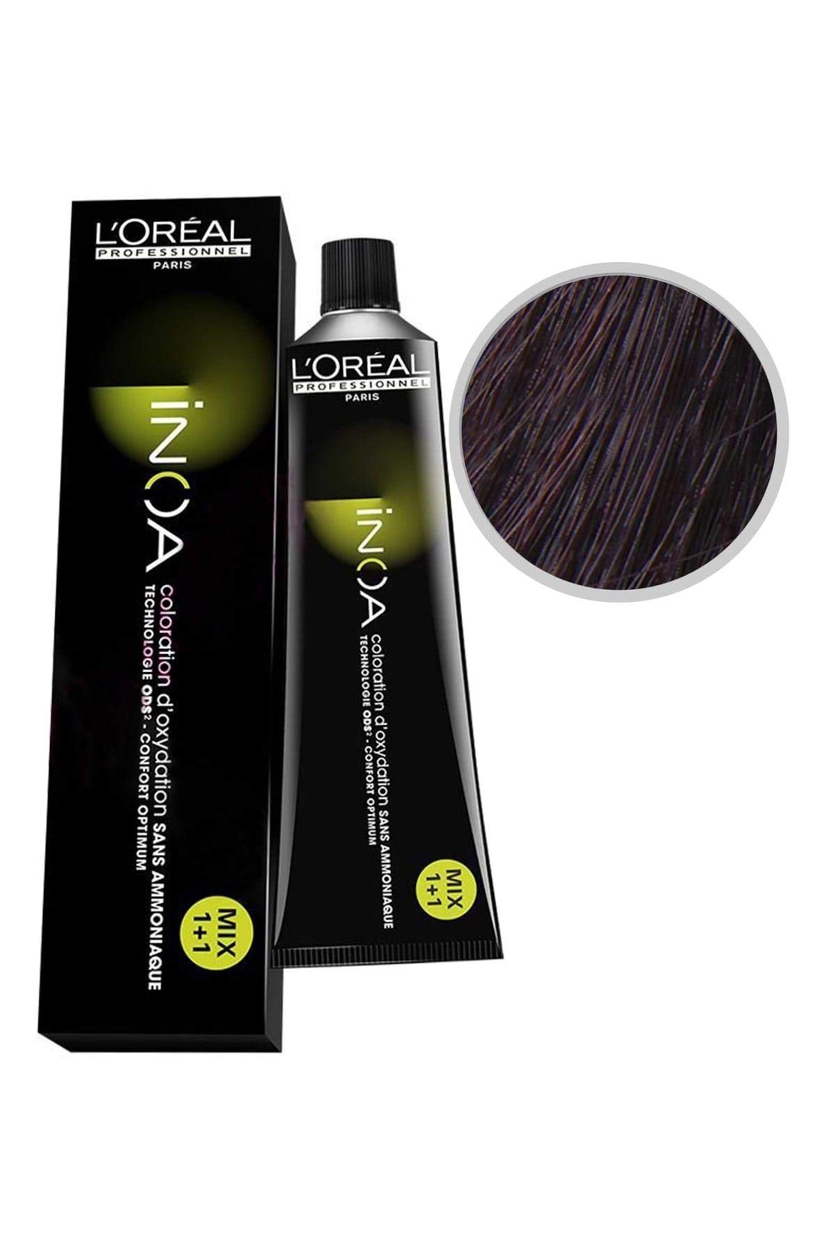 L'Oreal Professionnel Color Inoa Dye, Number 5.26