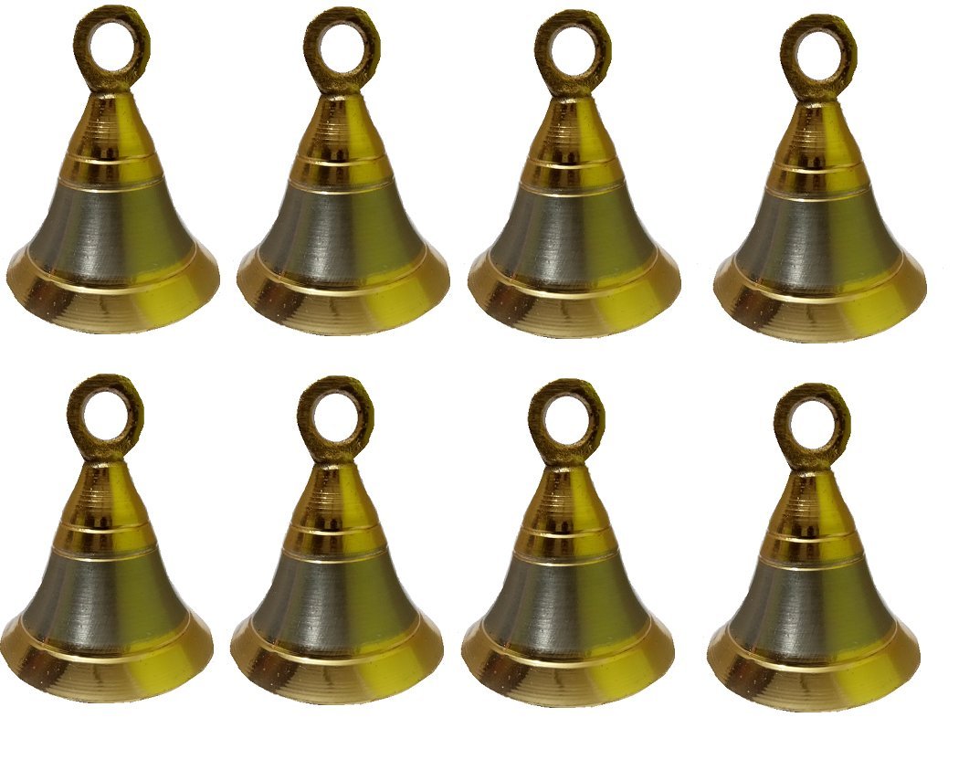 Buy A & Y Traders Pooja Room Door Bells Size 2 inch and Pack of 8