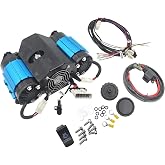 Universal 12 Volts High Performance On-Board Twin Air Compressor CKMTA12 | Replacement for ARB CKMTA12 For Pneumatic Tools For Tire Inflator Air Horn Air Tools Air Lockers Locking Differentials