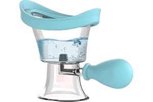 Eye Wash Cup, Eye Wash Kit - Silicone Manual Air Pressure Eye Cleaning Cup for Eye Rinse, Portable Eye Care Tool for Quick Re