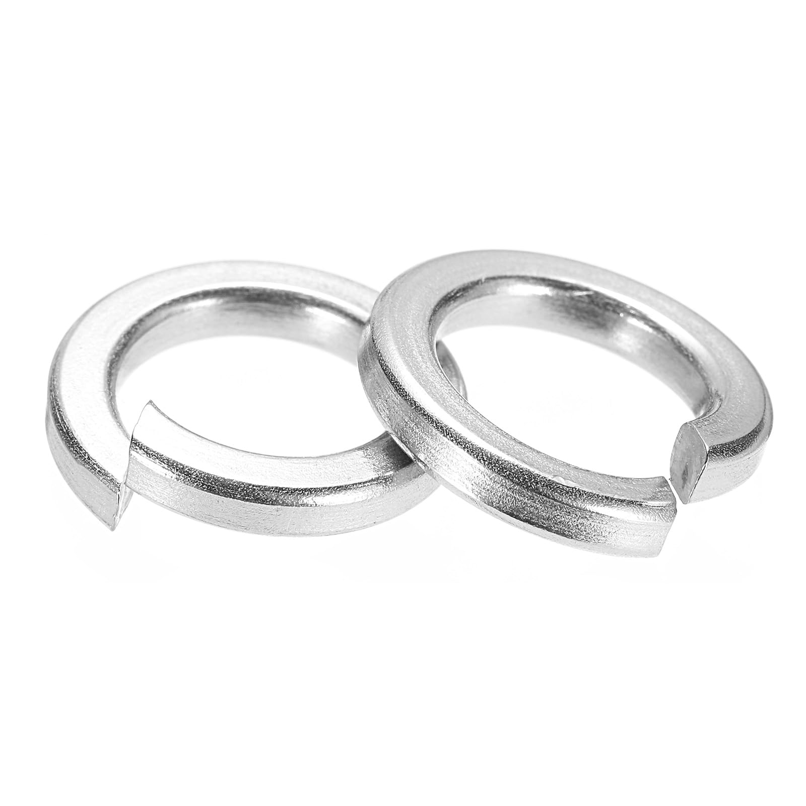 PATIKIL 2/5" Spring Lock Washer, 50 Pack 316 Stainless Steel Split Lock Washer Elastic Gasket Lock Metal Washers for Screws Bolts
