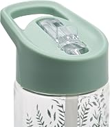 Smash Sipper Water Bottle 700ml Green Laurel with Straw view 2