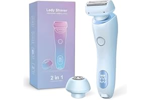SUDXIN The Glide Pro 3.0 Razor - Dusk Official Glide Pro 3.0 Electric Shaver, 2 in 1 Bikini Trimmer for Women, Wet & Dry (Blue)