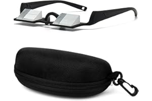 Saycker Belay Glasses,Prism Glasses,Rock Climbing Belay Glasses,Lazy Glasses Horizontal 90 Degree Downward HD,with Case,for Outdoor Climbing Activities Laying Down Reading,Watching TV