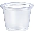 Dart 1 Ounce Clear PP Portion Container 125 Cups Per Pack