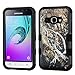Samsung Express 3 Case, Phonelicious® Samsung Galaxy Express 3 [Shock-proof] [Heavy Duty] Hybrid Armor Dual Layer Tuff Rugged Cover + Screen Protector & Stylus (BLACK VINES BLACK)