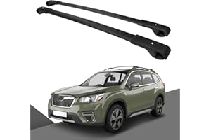 Lanbos Roof Rack Cross Bars Fit for Subaru Forester 2014-2024, Adjustable Aluminum CrossBars for Rooftop Cargo Carrier Kayak Bike Luggage Snowboard Rack