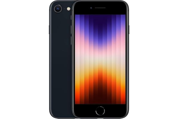Apple iPhone SE 3rd Gen, 64GB, Midnight - Unlocked (Renewed)
