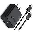 45W Samsung Fast Charging Type C Charger Samsung Fast Charger with USB C Cable Compatible for Galaxy Tab S9 S10 A9 S25 S24 S23 S22 S21 S20 Plus,Ultra,FE,Z Fold,Z Flip,Note20/10,A16 A15 A25 A55 A56 C55