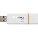 Kingston Digital 8GB Data Traveler 3.0 USB Flash Drive, Yellow (DTIG4/8GBET)