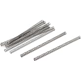 uxcell Compression Spring,304 Stainless Steel,2mm OD,0.3mm Wire Size,40mm Free Length,Silver Tone,10Pcs