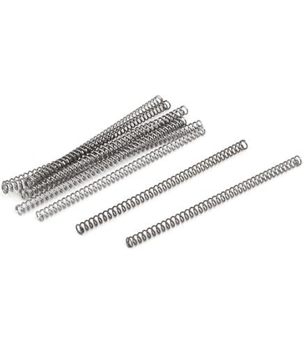 100pcs Tiny Spring Compression Springs 0.39"-1.18" Free Length, 304 Stainless Steel Return Spring Release 0.16"-0.24" OD, Small Spring For DIY Project (Color : 100pcs, Size : 0.3mm*4mm*10mm