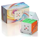 Bukefuno QY Toys Tornado V3 M 3x3 New Standard Magnetic Speed Magic Cube 3x3x3 Tornado Stickerless Magnetic Cubes Puzzle(Standard)