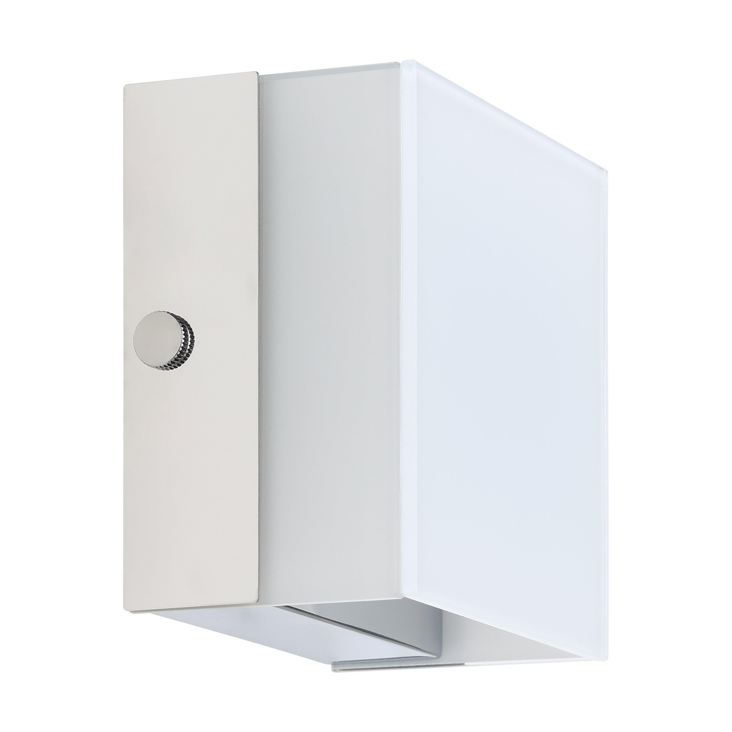 Eglo Alea 2 Wall Light, Steel, 3.7 W, Chrome