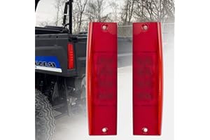 KICRY UTV Tail Light Compatible with Polaris Ranger 400 570 800 EFI MIDSIZE Red Replacement OEM 2411450(2pcs Red)