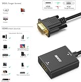 BENFEI HDMI to VGA Adapter 3.5mm Audio Port for TV Stick Laptop Monitor view 5