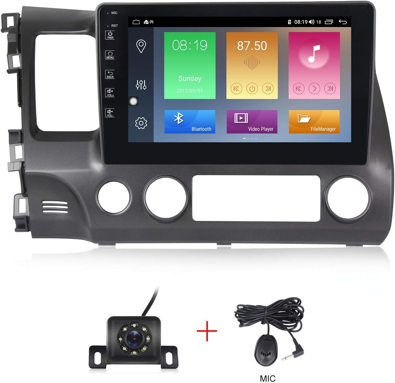 Android 10.0 OS 10 inch Touch Screen Car Radio for 2006 2007 2008 2009 2010 2011 Honda Civic IPS DSP Car Stereo Vehicle GPS Car Multimedia Navigation