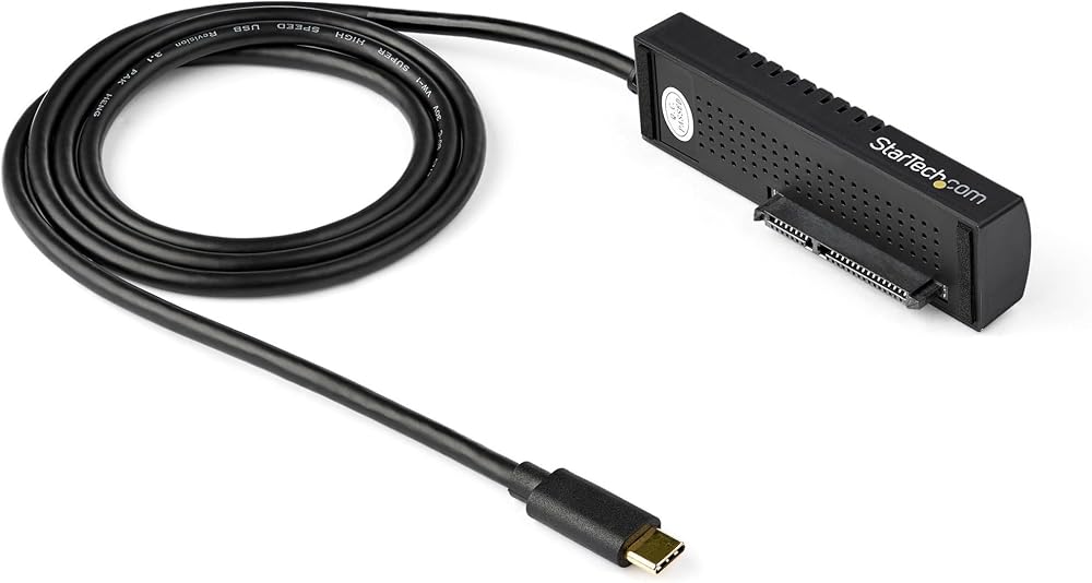 StarTech USB-C to SATA Adapter Cable 10Gbps for 2.5/3.5in SSD HDD External