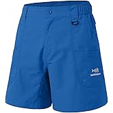 BASSDASH Men's Fishing Shorts UPF 50+ Water Resistant Quick Dry Hiking Cargo Shorts with Multi Pocket