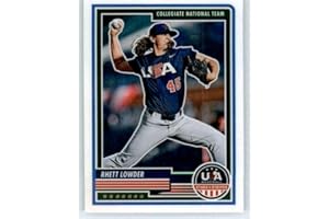 2023 Panini USA Stars and Stripes #74 Rhett Lowder USA Baseball Collegiate National Team RC Rookie Baseball Trading Card