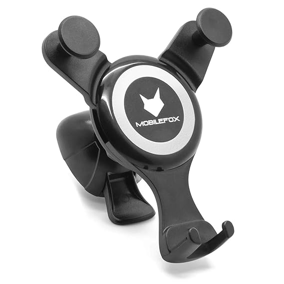 mobilefox® 360° KFZ PKW Auto Lüftungs Gitter Handy Halter Halterung Lüftung Smartphone