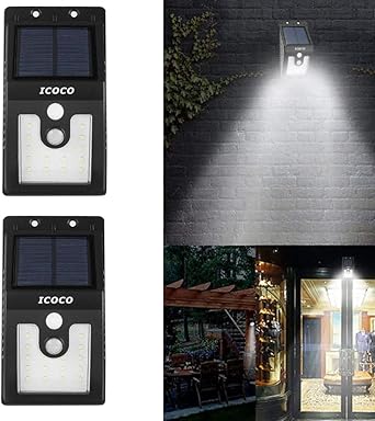 Solar Strahler 16 Led Solarlampen Mit Lichtsensor Bewegungsmelder Aussen Solarpanel Strahler Solarleuchte Fur Garten Gartenhaus Und Werkstatt Amazon De Beleuchtung