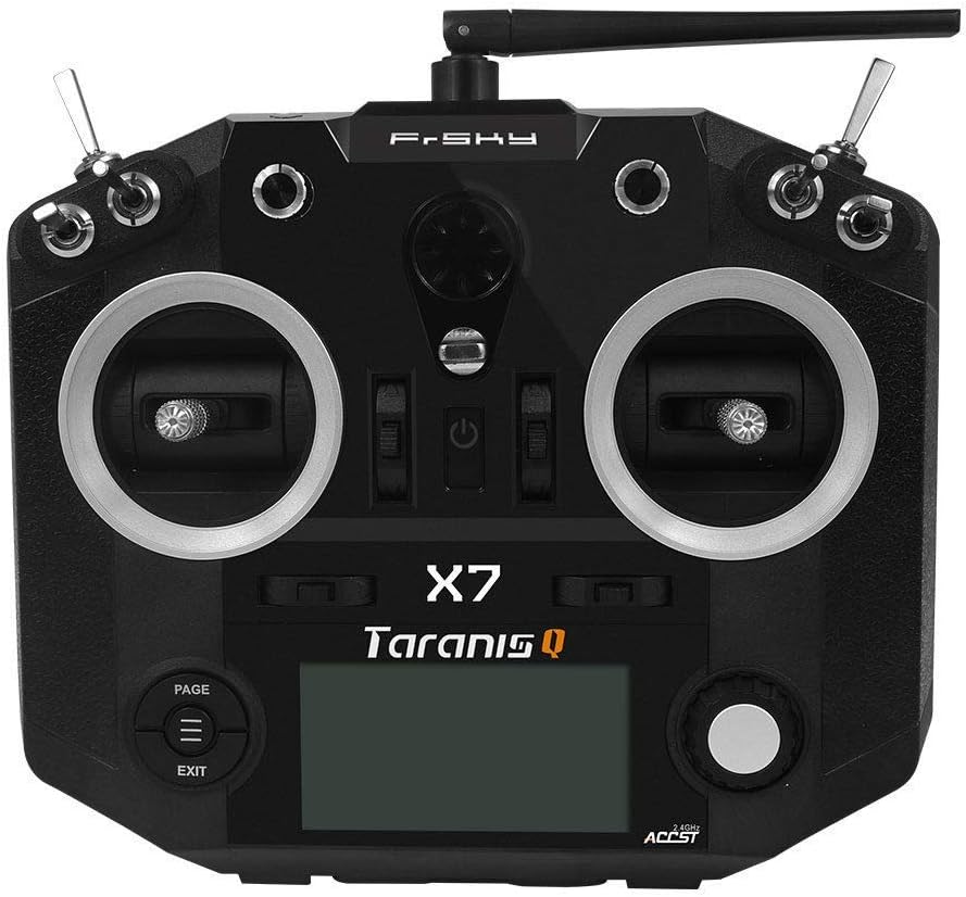 FrSky 2.4G Accst Taranis Q X7 16 Channels Transmitter Remote Controller Black