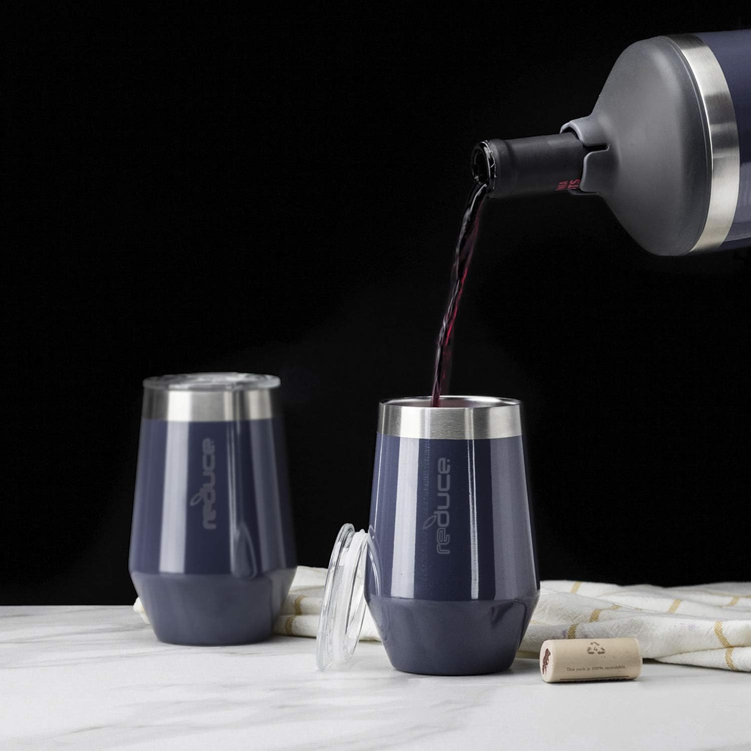 reduce wine cooler set