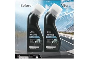 KWV 2 in 1 Portable Anti-Fog Coating Agent with Applicator - Micro-Molecular Wiper for Car Windshields Cleaner Tool Set Compact & Quick Defogging Solution for Windows Mirrors Glasses Goggles 3fl.oz*2