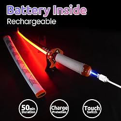 RENGENG Light Up Rengoku Sword, 30 Inches