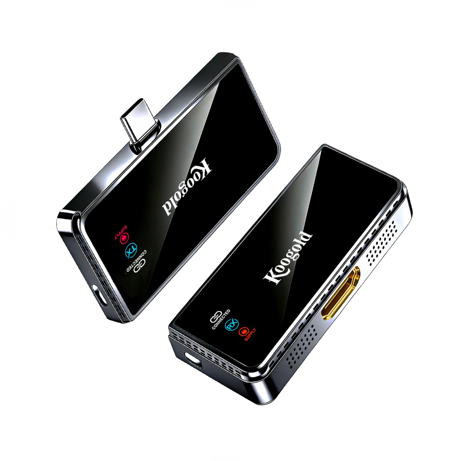 Photo 1 of Koogold Wireless HDMI Transmitter and Receiver USB C,Elegant Solid Design, 4K Input 1080p@60Hz Output, Plug and Play, Stream Laptop/Tablet/Phone to TV/Monitor/Projector